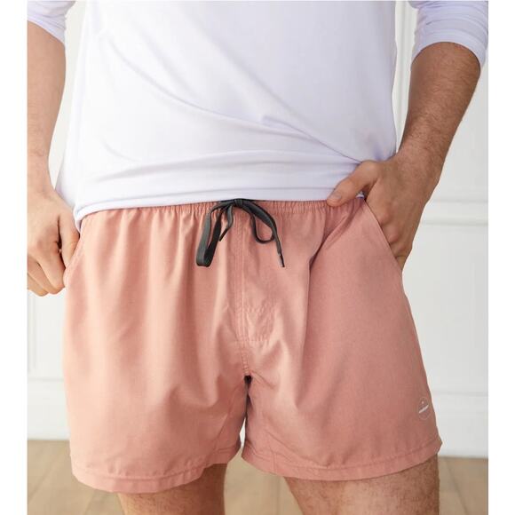 Catch and Club Performance Shorts Light Rust Size Medium - Picture 1 of 8